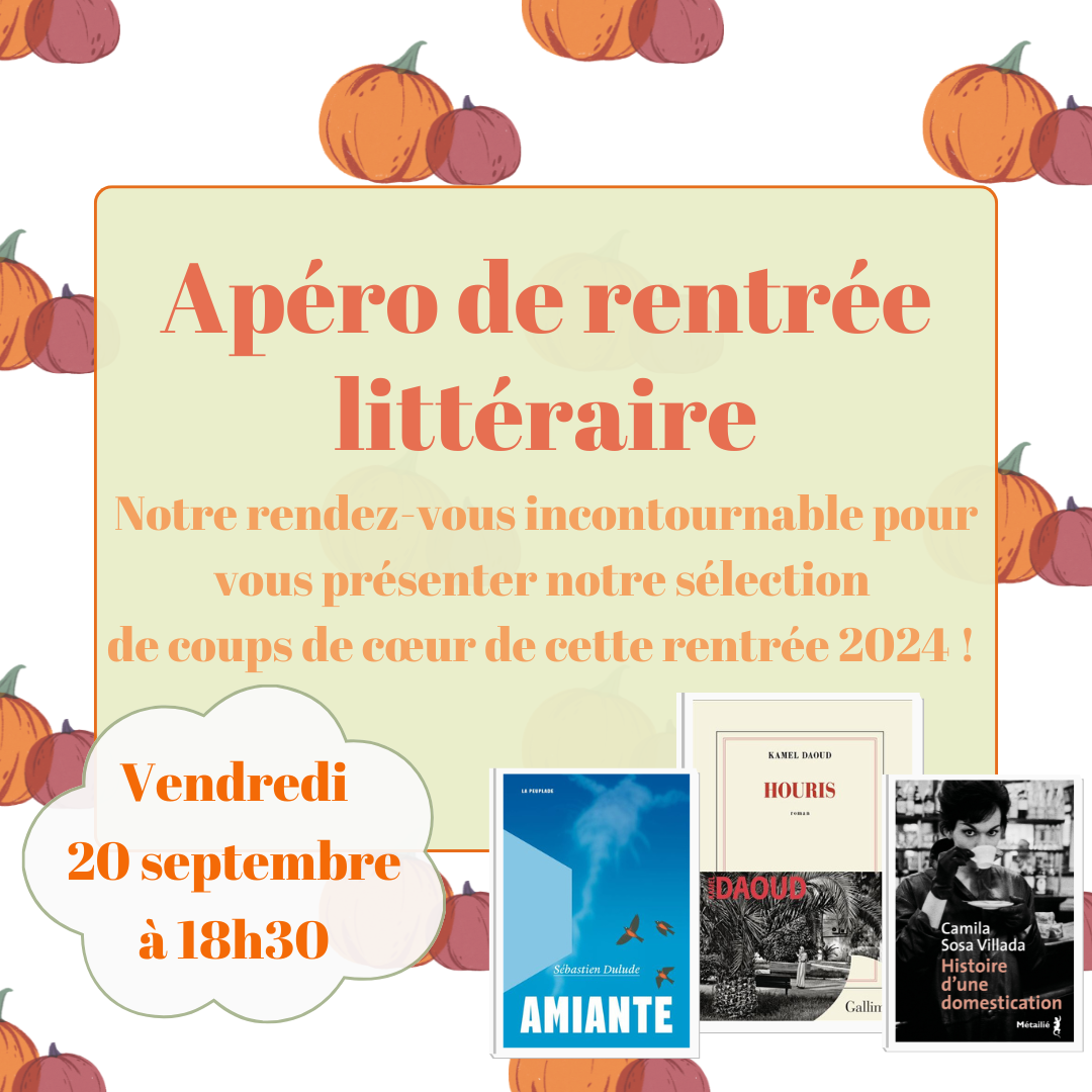 Apéro de rentrée littéraire